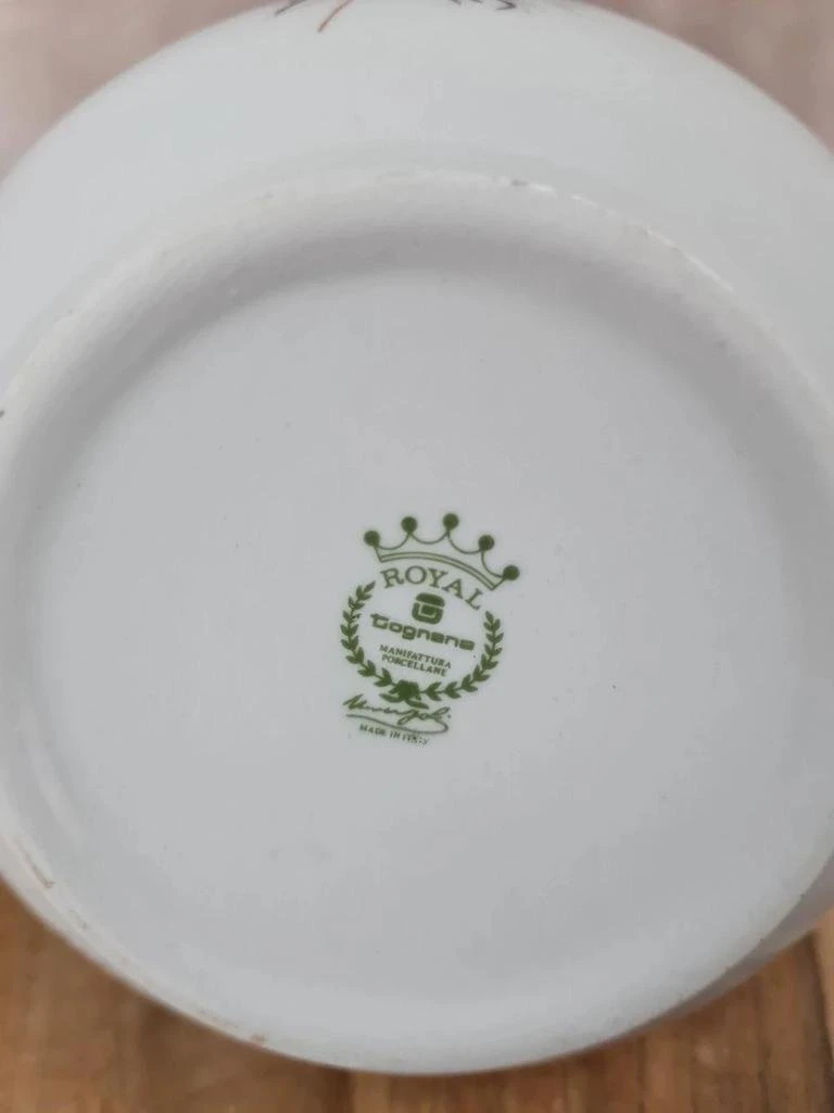 Duo sucrier & pot à lait en porcelaine Tognana 🇮🇹 – photo 7